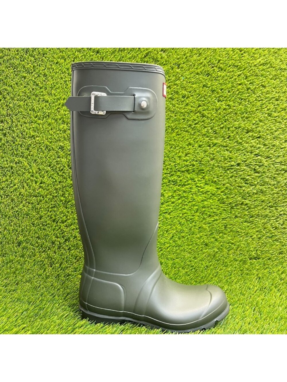 Hunter Original Tall Womens Size 6 Green Outdoor Waterproof Knee High Rain Boots